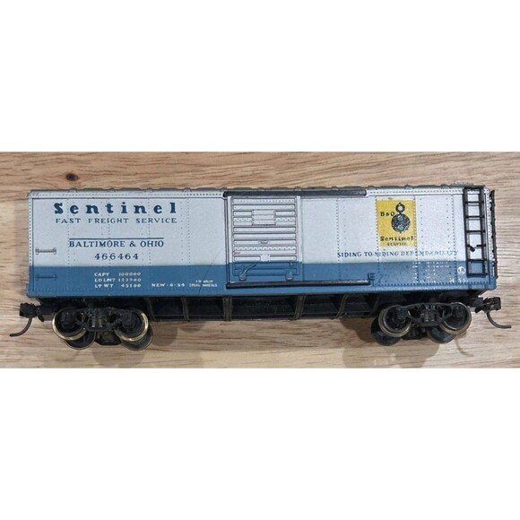 Vintage Lionel No. 0864-75 HO Baltimore & Ohio Boxcar B&O Sentinel #466464 w/Box - Picture 8 of 10